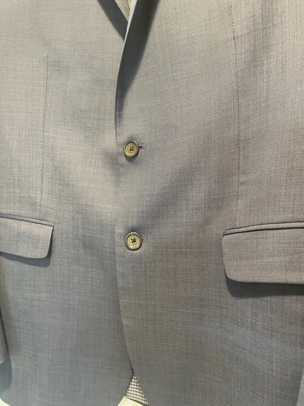 Banana Republic Men's Navy Blue Two-Button Lightweight Handsome Blazer